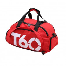 Сумка-рюкзак спортивная T60 RED-WHITE 35 л