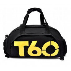 Сумка-рюкзак спортивная T60 BLACK-YELLOW 35 л