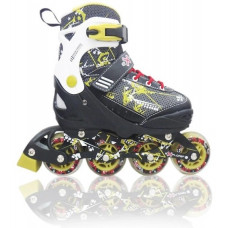 Ролики Explore Amigo Torpado L (39-42 раздвижные) черно-желтые