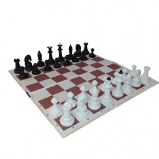 Шахматы настольные с картонной доской