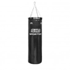 Боксерский мешок Sportko Классик с кольцом и цепями МП-4 черный
