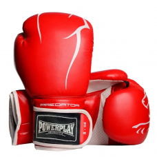 Боксерские перчатки PowerPlay Jagua красные 10 унций
