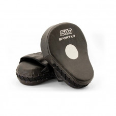 Лапы боксёрские Sportko Яблоко ПД5 черные