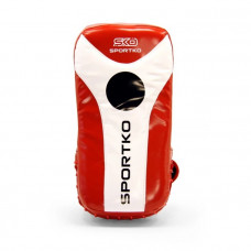 Пады для тайского бокса Sportko ПТП-1 красные