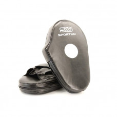 Лапы боксёрские Sportko кожаные ПK3 черные