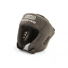 Боксерский шлем SPORTKO кожаный ОК2 черный XL