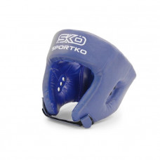 Боксерский шлем SPORTKO ОД1 синий XL