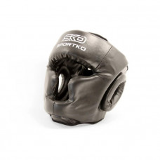 Боксерский шлем маска SPORTKO ОД3 черный L