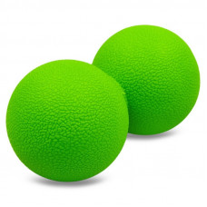 Массажный мячик двойной BAX зеленый