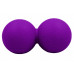 Массажный мячик двойной BAX фиолетовый