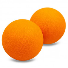 Массажный мячик двойной BAX оранжевый