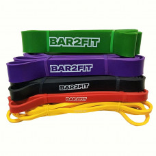 Эспандер-петля BAR2FIT набор 5 шт 8-125Lb/3-57 кг 