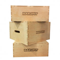 Плиометрический бокс (Тумба для кроссфита) 50х50х20/50х50х30 см BAR2FIT 3 шт.