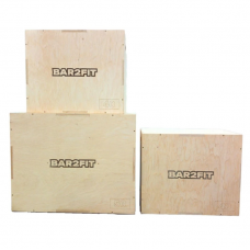 Бокс плиометрический (Тумба для кроссфита) 75х60х50/60х50х40 см BAR2FIT 3 шт.