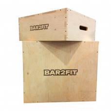 Набор плиометрических боксов (Тумба для кроссфита) BAR2FIT 60х50х40/50х50х20 см BAR2FIT 2 шт.