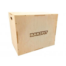 Плиометрический бокс деревянный BAR2FIT 60 x 50 x 40