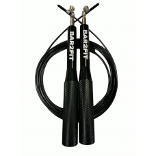 Скоростная скакалка BAR2FIT черная