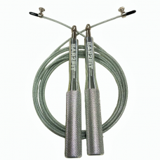 Скоростная скакалка BAR2FIT серебристая