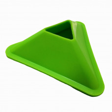 Фишка треугольная тренировочная зеленая