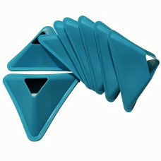 Фишки треугольные тренировочные синие