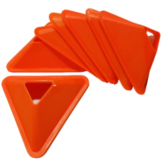 Фишки треугольные тренировочные  оранжевые 5 шт.