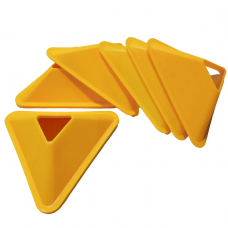 Фишки треугольные тренировочные желтые