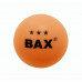 Мячи для настольного тенниса BAX 3***  Набор 10 шт 40 мм ORANGE