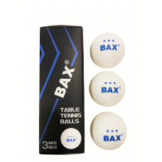 Шарики мячики для настольного тенниса BAX 3* Набор 3 шт