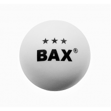 Теннисный мяч для настольного тенниса BAX 3* WHITE