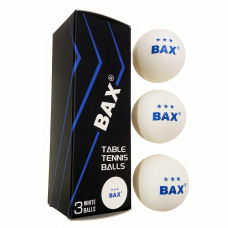 Набор мячей для настольного тенниса BAX 3* BALLS 3 шт